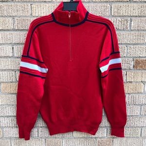 Vintage Meister Quarter Zip Pullover Sweater
